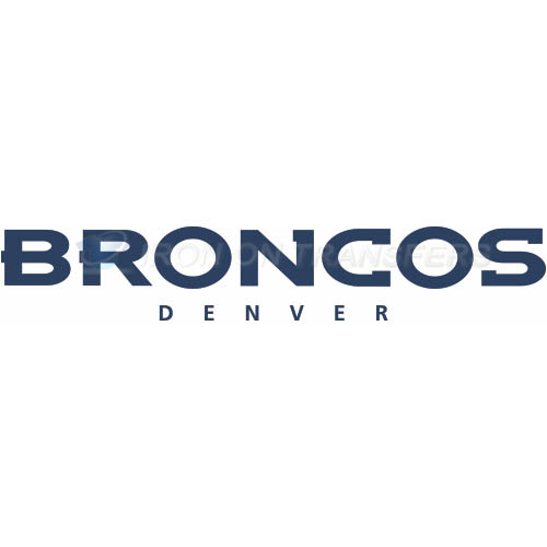 Denver Broncos Iron-on Stickers (Heat Transfers)NO.502